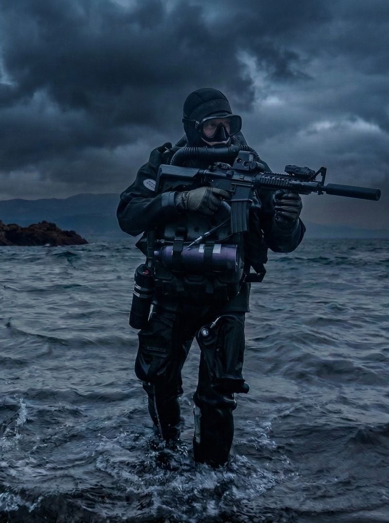 Tactical membrane drysuit for military and technical diving operations